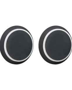 Clearance Beliani Set di 2 lampade da parete SEMNON LED Metallo Nero