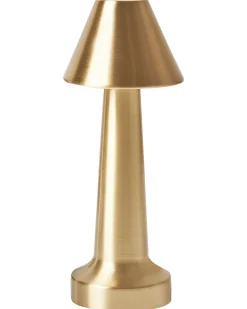 Hot Beliani Set di 2 lampade da tavolo a LED senza fili JOANES con dimmer Metallo Oro