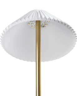 Outlet Beliani Set di 2 lampade da tavolo a LED senza fili RUBA con dimmer Metallo Oro Bianco Oro