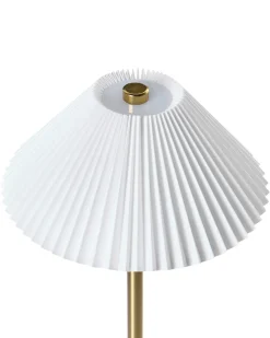 Outlet Beliani Set di 2 lampade da tavolo a LED senza fili RUBA con dimmer Metallo Oro Bianco Oro