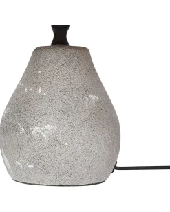 Discount Beliani Set di 2 lampade da tavolo ARWADITO Ceramica Grigio Marrone Grigio