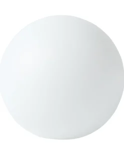 New Beliani Set di 3 lampade solari a sfera LED per esterni LOBAINA con telecomando Bianco