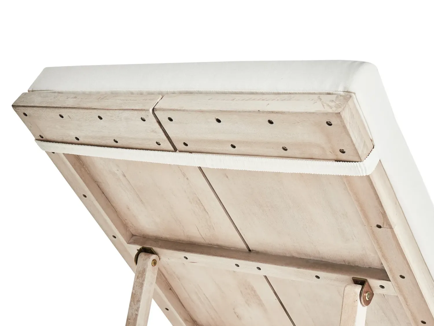 Online Beliani AZZANELLO Legno d'acacia Bianco sporco Bianco Marrone