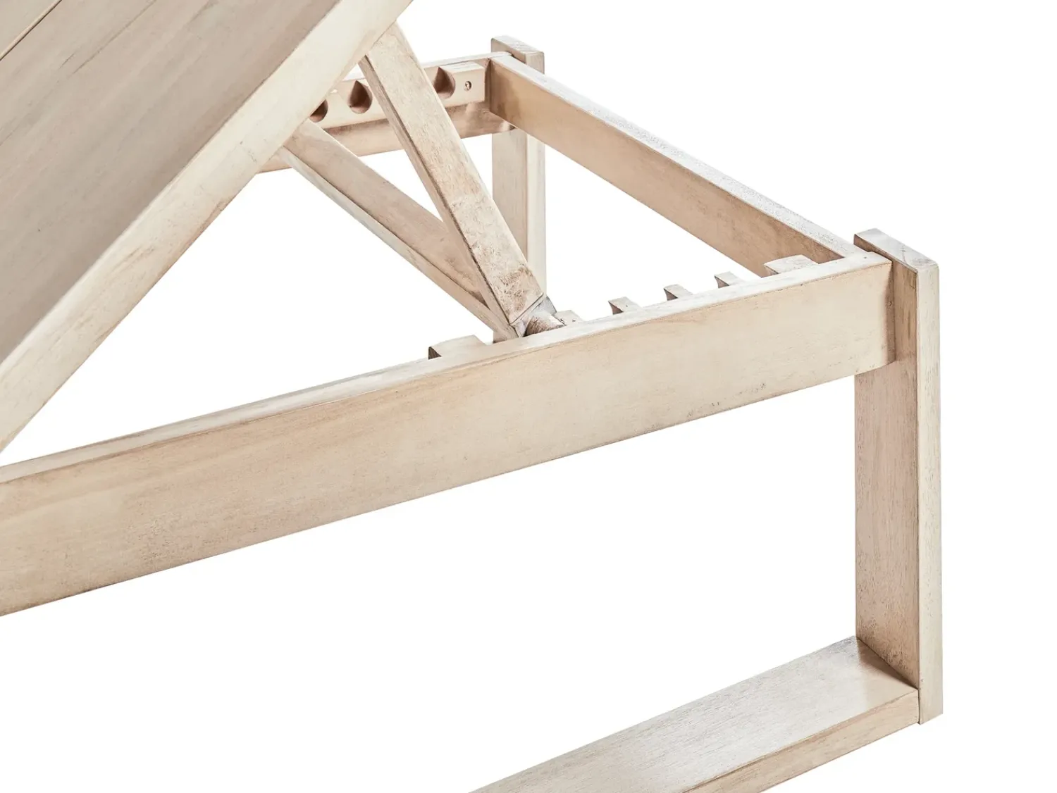 Online Beliani AZZANELLO Legno d'acacia Bianco sporco Bianco Marrone