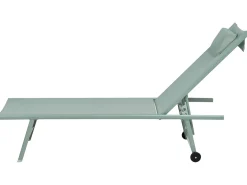 Best Beliani Set di 2 Lettini Prendisole SORONI Metallo chiaro Verde