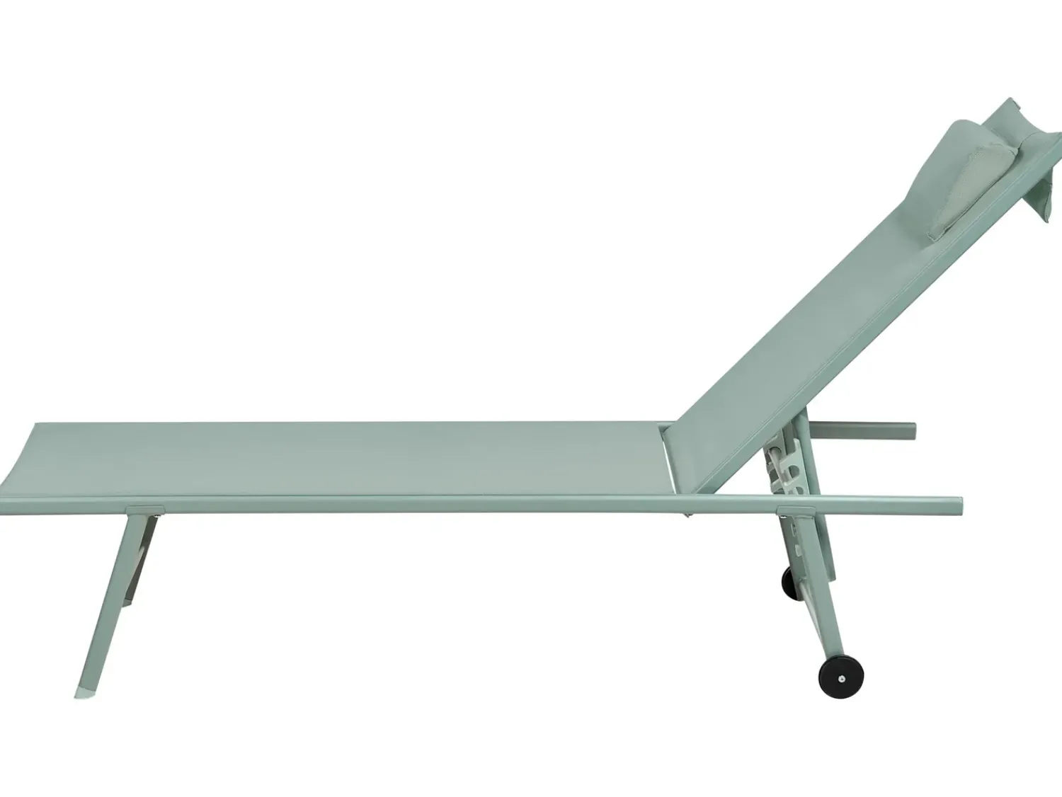 Best Beliani Set di 2 Lettini Prendisole SORONI Metallo chiaro Verde