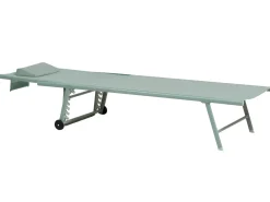 Best Beliani Set di 2 Lettini Prendisole SORONI Metallo chiaro Verde