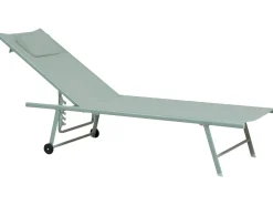 Best Beliani Set di 2 Lettini Prendisole SORONI Metallo chiaro Verde