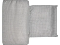 New Beliani Set di 2 Lettini Prendisole SORONI Metallo chiaro Grigio