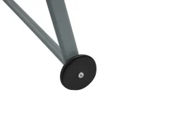 Beliani Set di 2 Lettini Prendisole SORONI Metallo Nero Grigio Nero