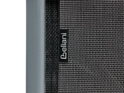 Beliani Set di 2 Lettini Prendisole SORONI Metallo Nero Grigio Nero