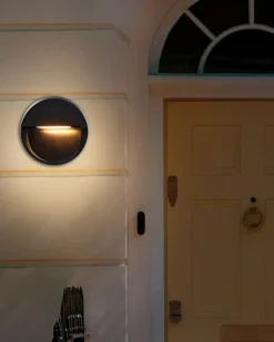 Clearance Beliani Set di 2 luci da parete da giardino a LED POMPTON Nero