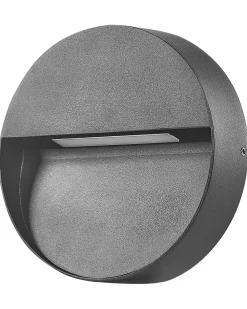 Clearance Beliani Set di 2 luci da parete da giardino a LED POMPTON Nero