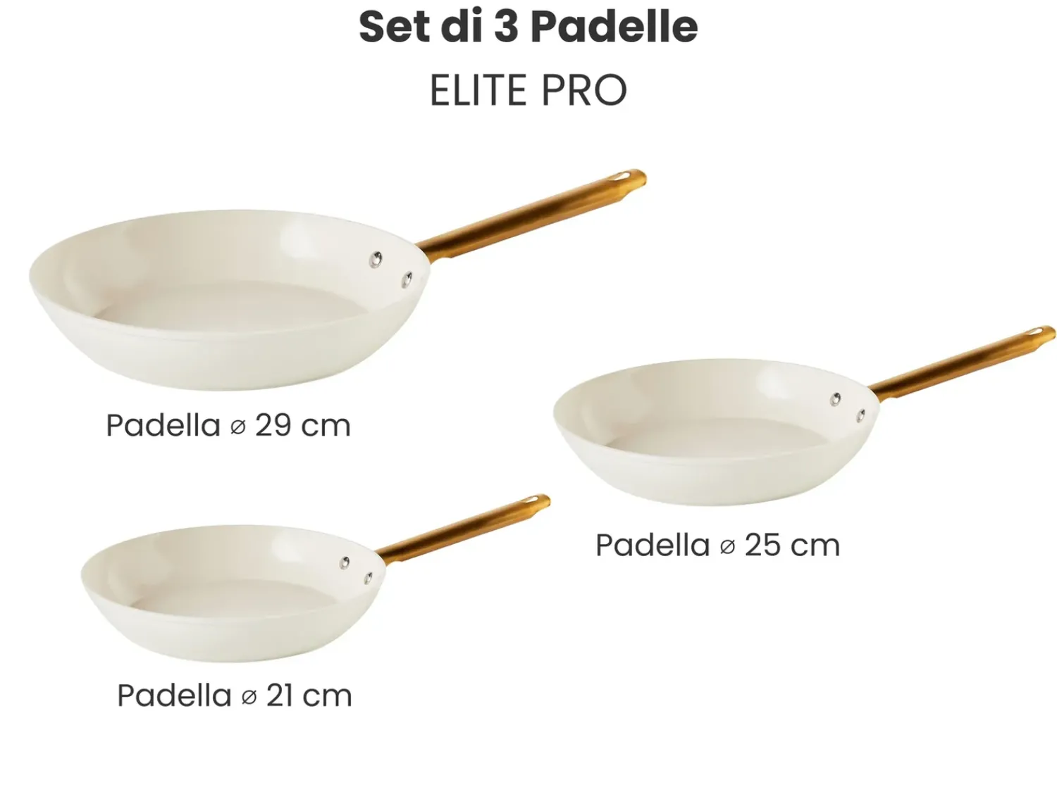 Clearance Beliani ELITE PRO Bianco sporco Bianco Oro