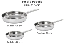 Discount Beliani PRIMECOOK Acciaio inox Argento