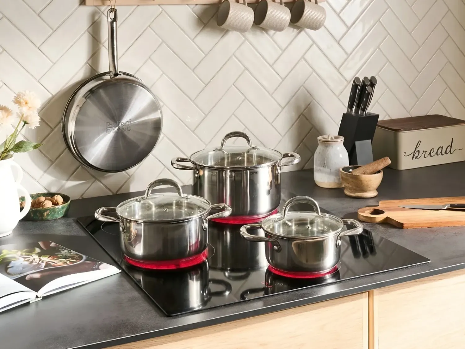 Sale Beliani PRIMECOOK Acciaio inox Argento