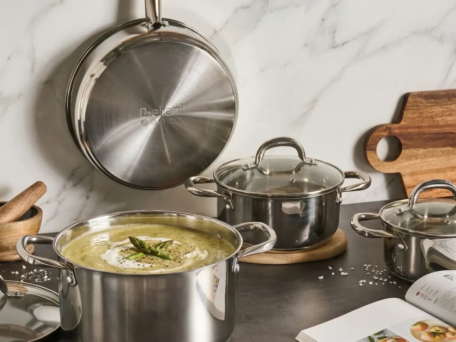 Sale Beliani PRIMECOOK Acciaio inox Argento