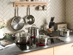 Online Beliani PRIMECOOK Acciaio inox Argento