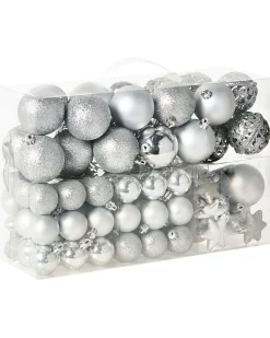 Online Beliani Set di 102 palline decorative BANDAK Argento