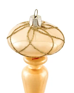 Beliani Set di 35 palline decorative BLING Vetro Oro Oro Argento Trasparente