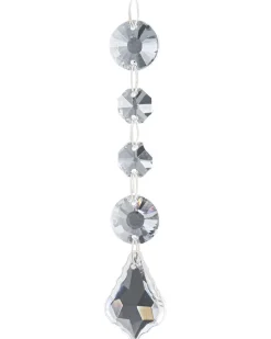 Beliani Set di 35 palline decorative BLING Vetro Oro Oro Argento Trasparente