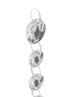 Beliani Set di 35 palline decorative BLING Vetro Oro Oro Argento Trasparente