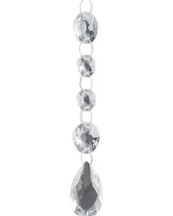 Beliani Set di 35 palline decorative BLING Vetro Oro Oro Argento Trasparente