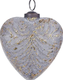 Outlet Beliani FERIABLE Vetro Grigio Argento Grigio Oro
