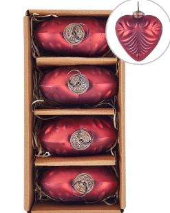 Sale Beliani FERIABLE Vetro Rosso Rosso Oro