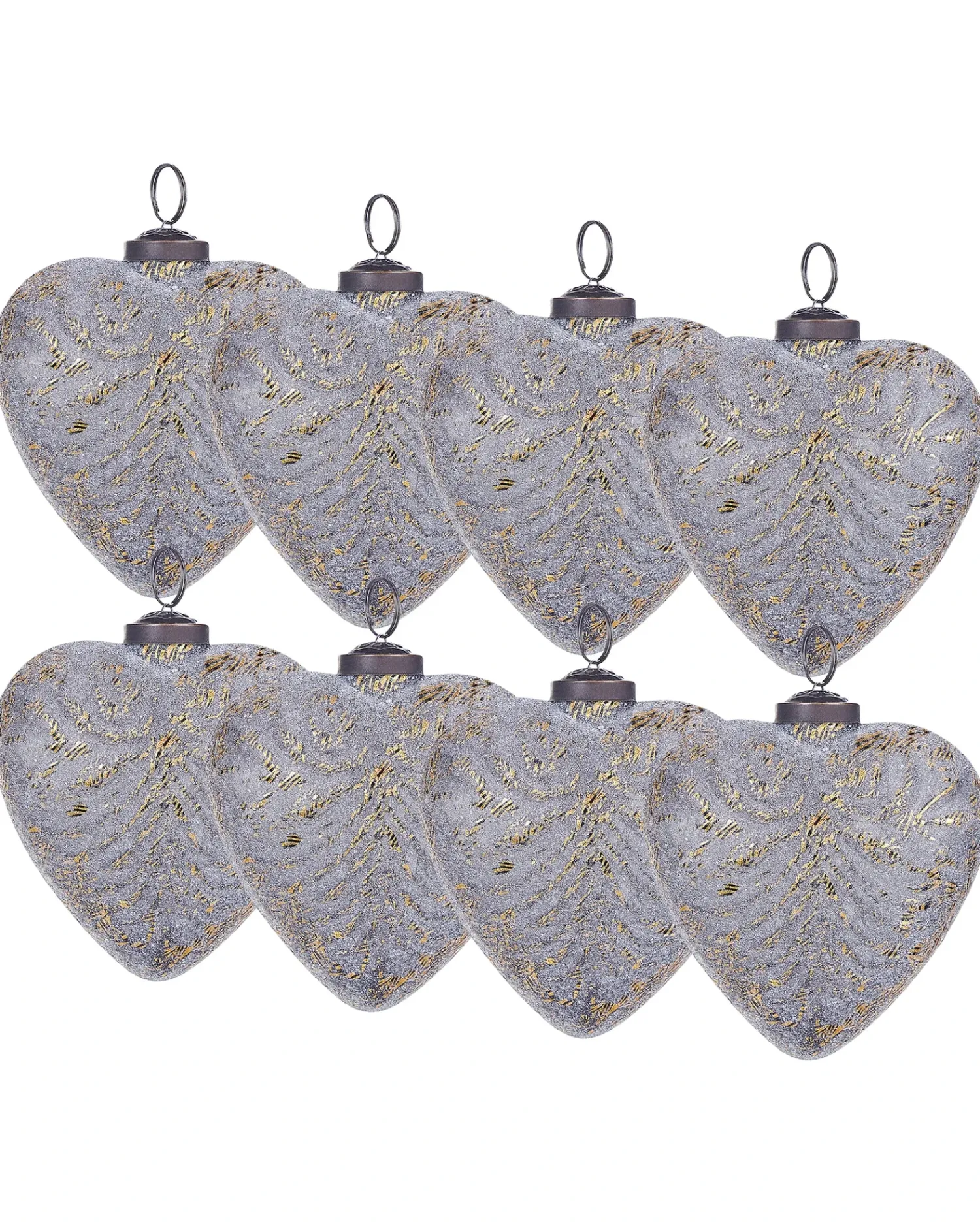 Best Beliani FERIABLE Vetro Grigio Argento Oro Grigio