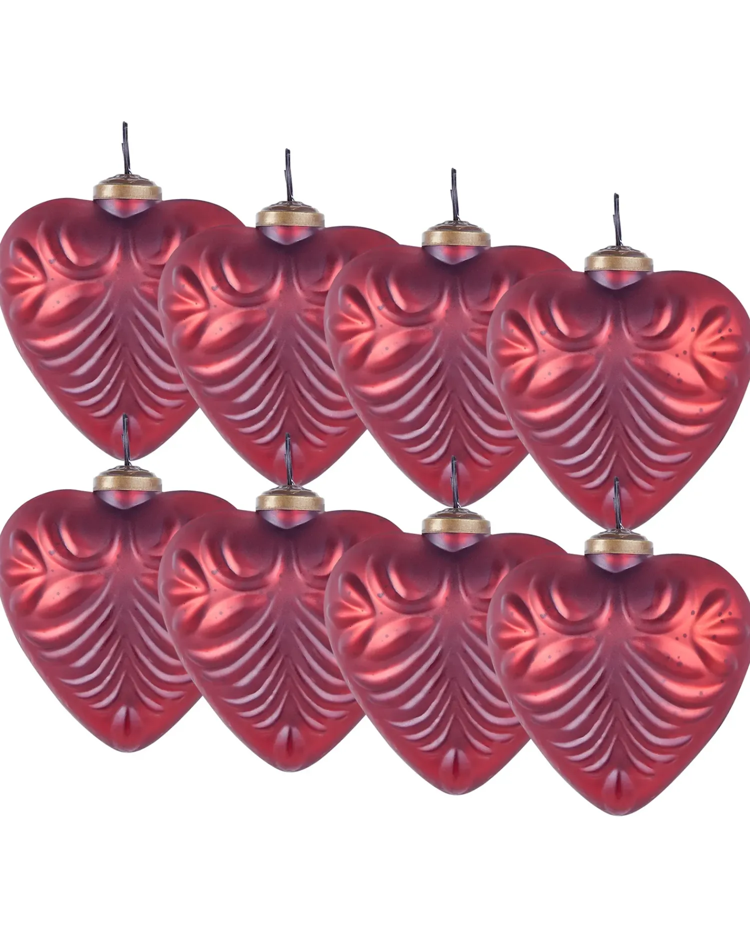 Beliani FERIABLE Vetro Rosso Rosso Oro
