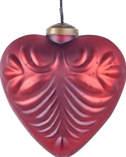 Beliani FERIABLE Vetro Rosso Rosso Oro