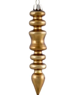 Clearance Beliani Set di 70 palline decorative FLICKER Vetro Oro Bianco Oro