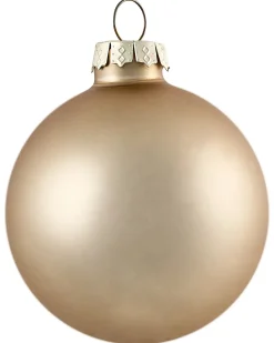 Clearance Beliani Set di 70 palline decorative FLICKER Vetro Oro Bianco Oro