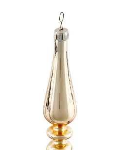 Clearance Beliani Set di 70 palline decorative FLICKER Vetro Oro Bianco Oro