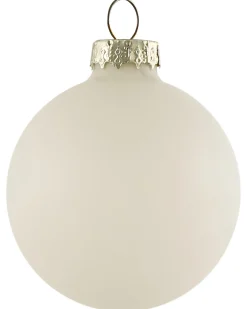 Clearance Beliani Set di 70 palline decorative FLICKER Vetro Oro Bianco Oro