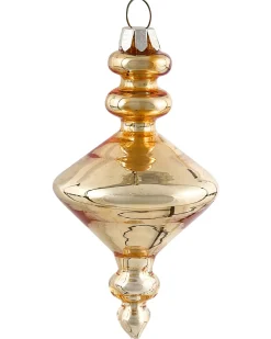 Clearance Beliani Set di 70 palline decorative FLICKER Vetro Oro Bianco Oro