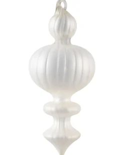 Hot Beliani Set di 35 palline decorative FROSTFALL Vetro Grigio Argento Bianco Grigio Nero