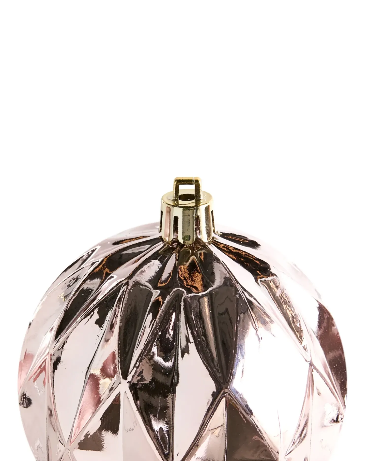 Best Beliani Set di 114 palline decorative GJENDE Rosa Rosa Oro