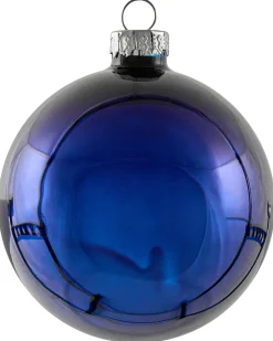 New Beliani Set di 35 palline decorative ICEDROP Vetro Blu/Oro Oro Blu