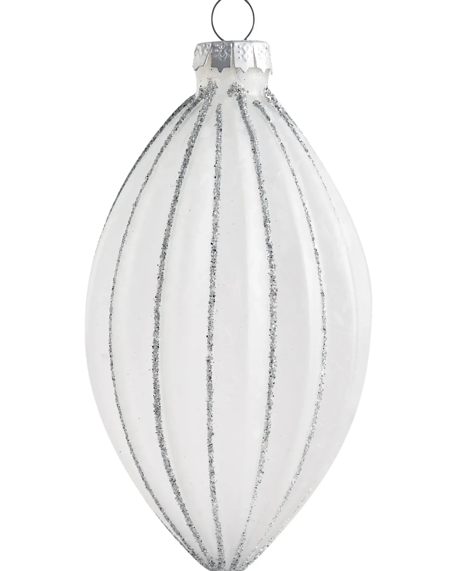 New Beliani Set di 35 palline decorative SNOWFALL Vetro Blu Argento Bianco Blu