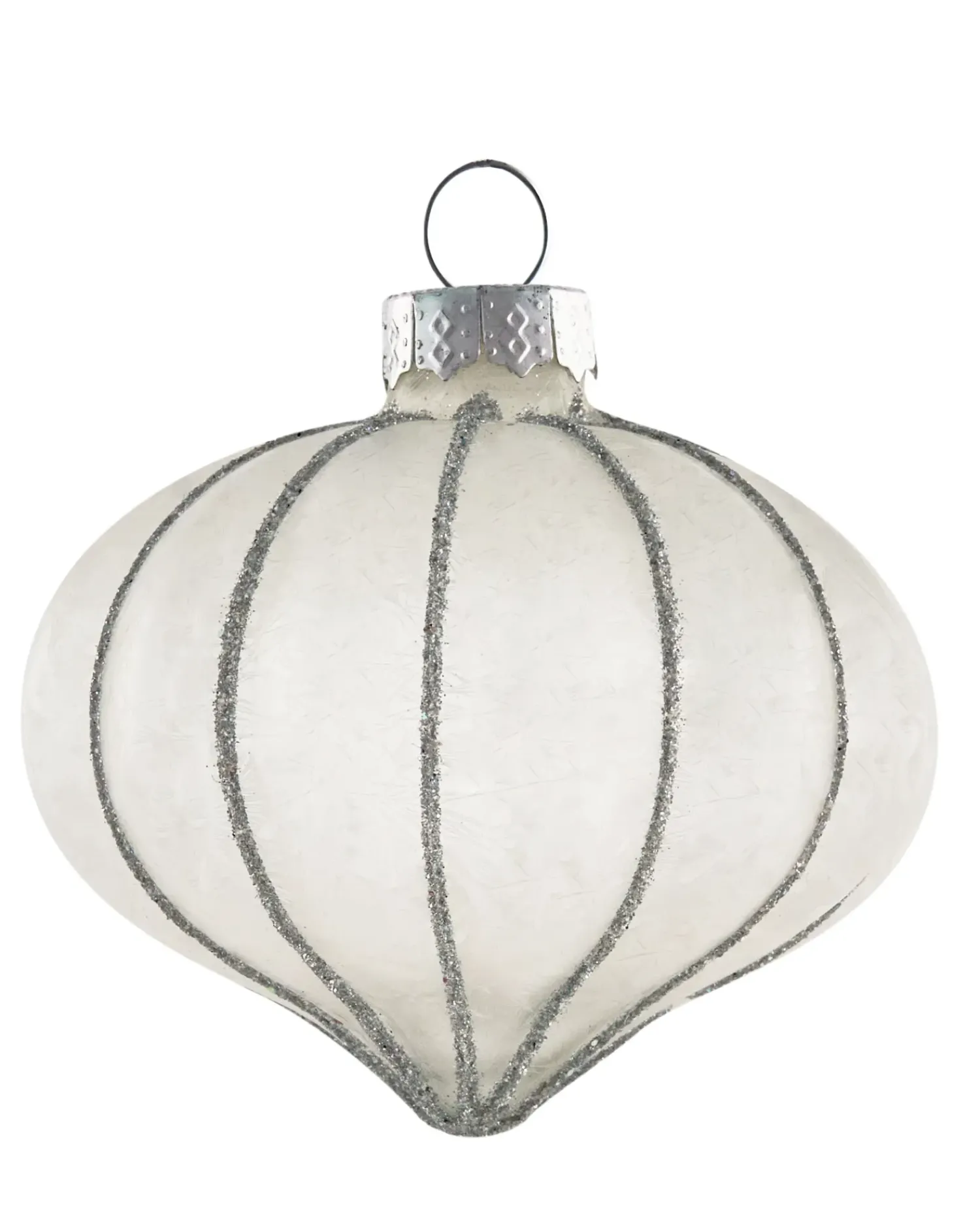 New Beliani Set di 35 palline decorative SNOWFALL Vetro Blu Argento Bianco Blu