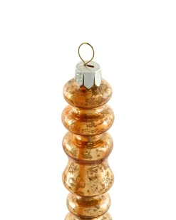 Outlet Beliani Set di 50 palline decorative SPARKLE Vetro Rosso/Oro Rosso Oro