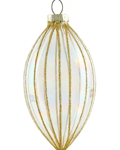 Outlet Beliani Set di 50 palline decorative SPARKLE Vetro Rosso/Oro Rosso Oro