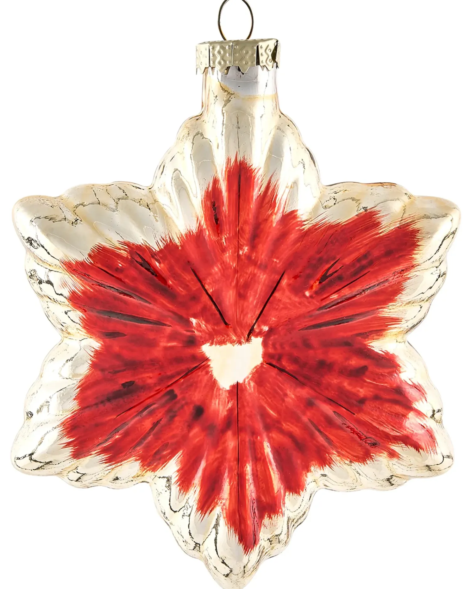 Sale Beliani Set di 70 palline decorative TWINKLE Vetro Rosso/Verde Oro Rosso Verde