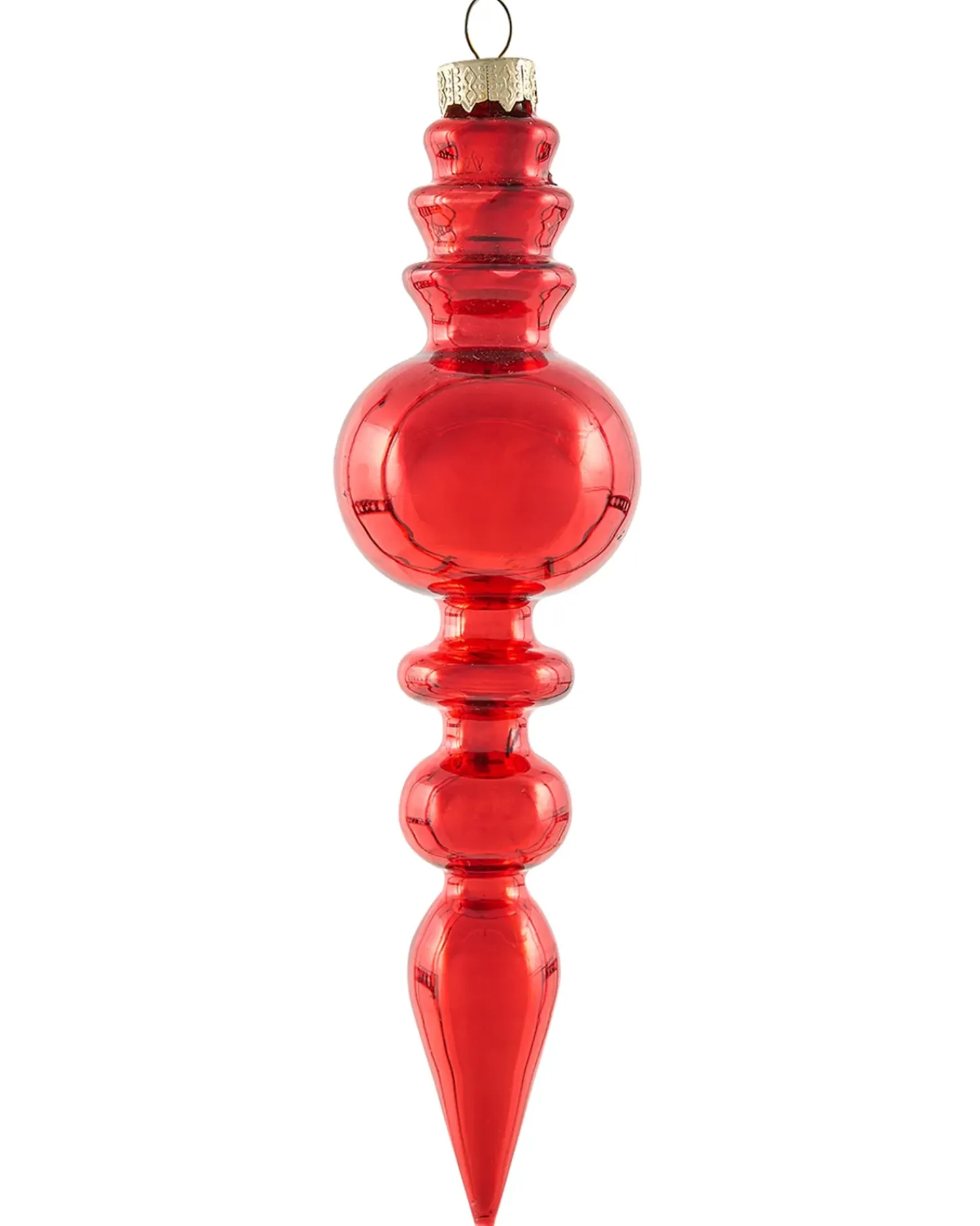 Sale Beliani Set di 70 palline decorative TWINKLE Vetro Rosso/Verde Oro Rosso Verde