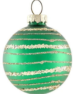 Sale Beliani Set di 70 palline decorative TWINKLE Vetro Rosso/Verde Oro Rosso Verde