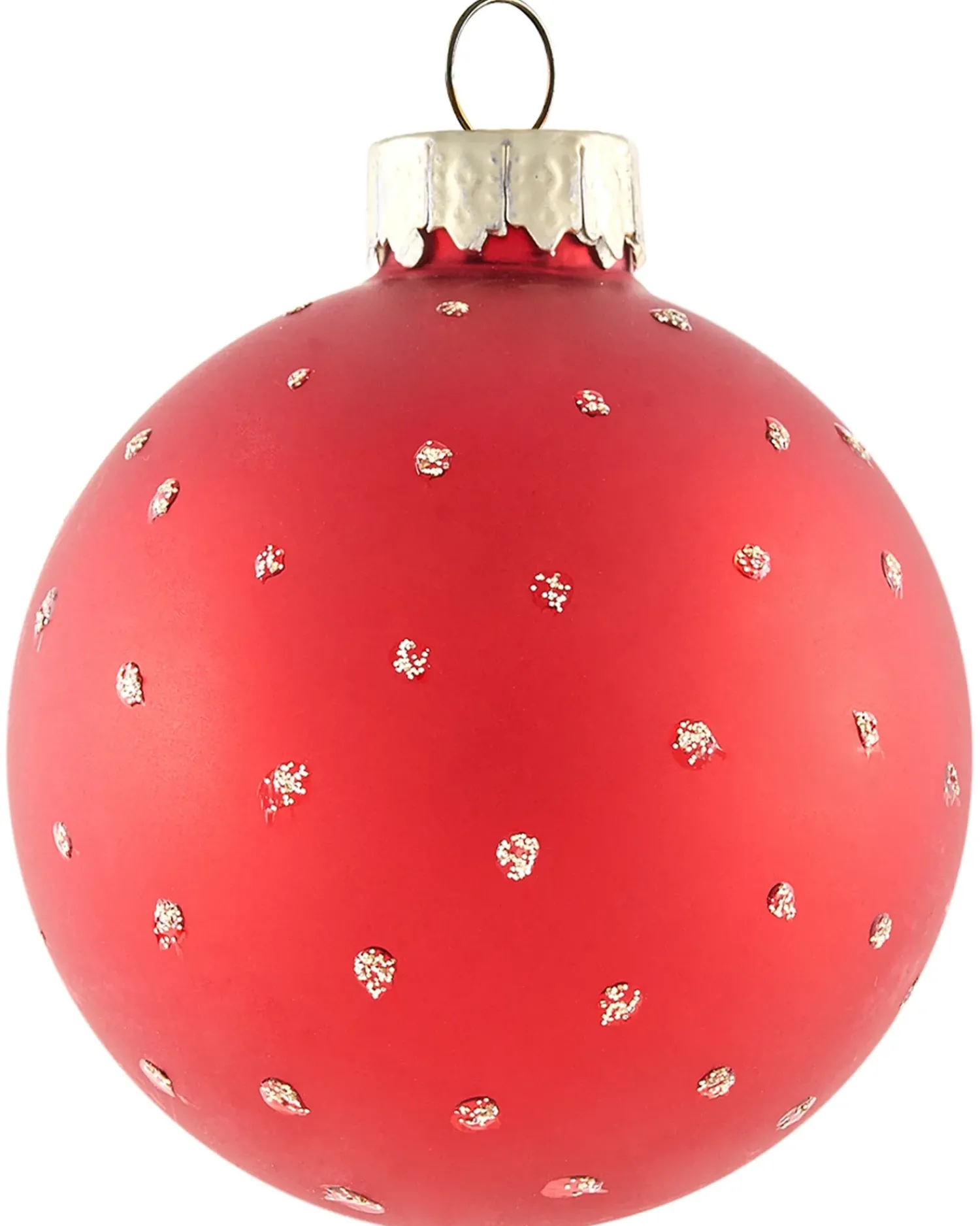 Sale Beliani Set di 70 palline decorative TWINKLE Vetro Rosso/Verde Oro Rosso Verde