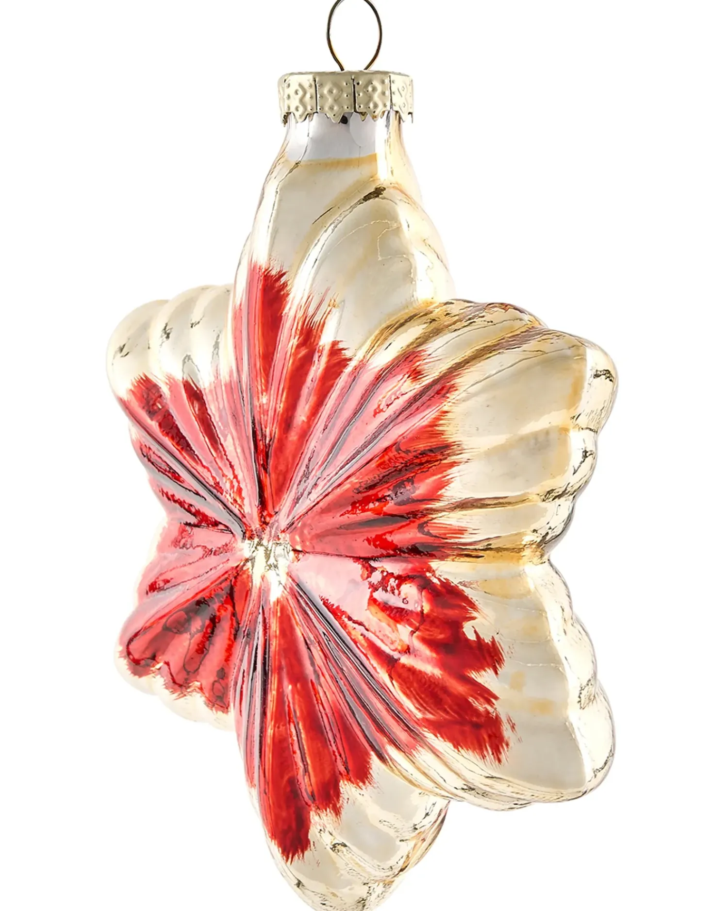 Sale Beliani Set di 70 palline decorative TWINKLE Vetro Rosso/Verde Oro Rosso Verde