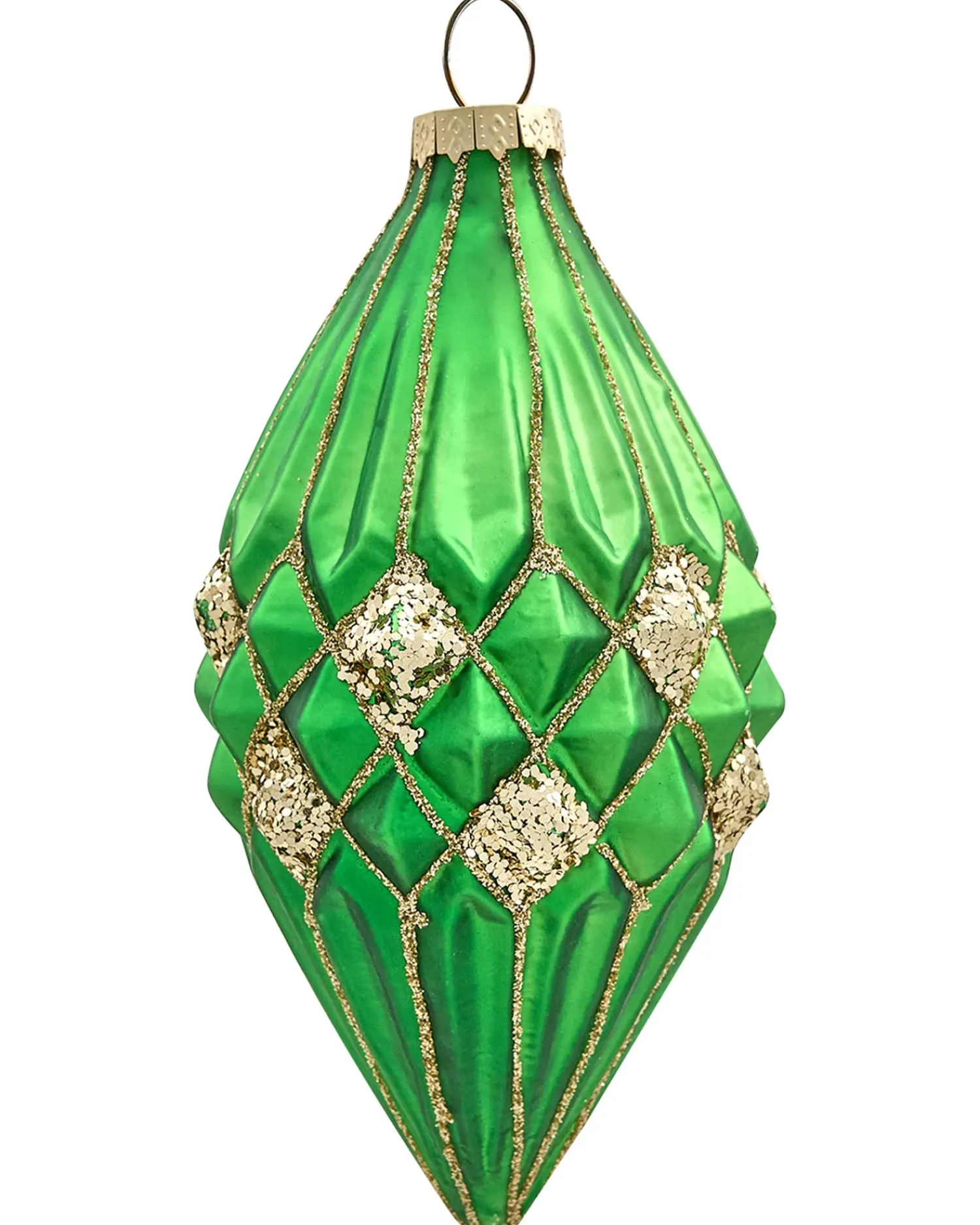 Sale Beliani Set di 70 palline decorative TWINKLE Vetro Rosso/Verde Oro Rosso Verde